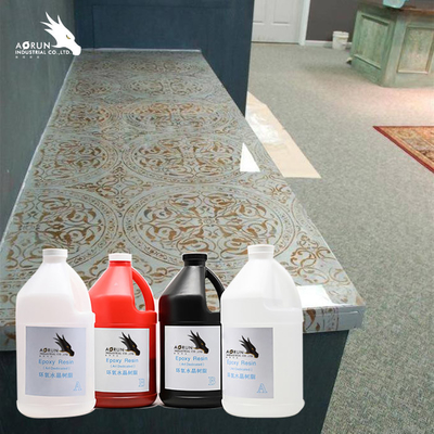 Κρύσταλλο - σαφής Countertop τοπ εποξική ρητίνη φραγμών εποξικής ρητίνης σκληρή αβ