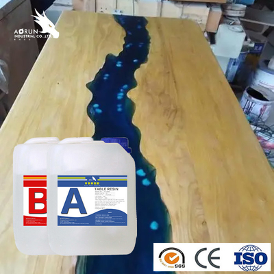 Η ξύλινη εποξική ρητίνη τεχνών τέχνης DIY υψηλή σχολιάζει το διαφανές ιξώδες υγρό