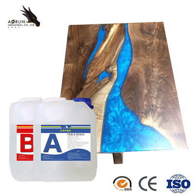 Η ξύλινη εποξική ρητίνη τεχνών τέχνης DIY υψηλή σχολιάζει το διαφανές ιξώδες υγρό