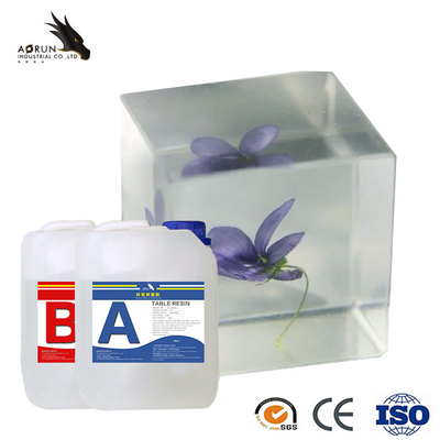 Ξύλινο Tabletop υλικό πληρώσεως αβ εποξικής ρητίνης τέχνης που θεραπεύει γρήγορα τη σαφή εποξική ρητίνη