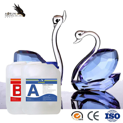 Ξύλινο Tabletop υλικό πληρώσεως αβ εποξικής ρητίνης τέχνης που θεραπεύει γρήγορα τη σαφή εποξική ρητίνη