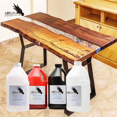 Οργανική Countertop 1:1 αβ εποξική ρητίνη που ντύνει άχρωμο φωτεινό στην επιφάνεια