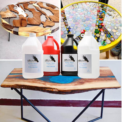 Οργανική Countertop 1:1 αβ εποξική ρητίνη που ντύνει άχρωμο φωτεινό στην επιφάνεια