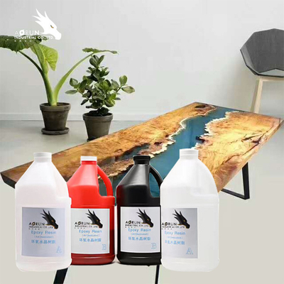 Οργανική Countertop 1:1 αβ εποξική ρητίνη που ντύνει άχρωμο φωτεινό στην επιφάνεια
