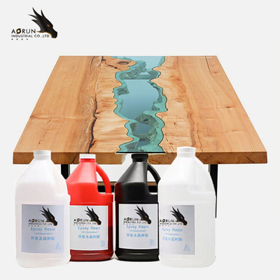 Countertops φραγμών κρύσταλλο ρητίνης ποταμών - σαφής εποξικός καθαρός διαφανής κόλλας αβ