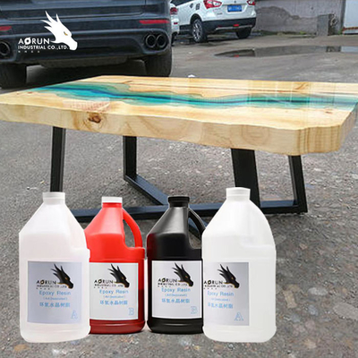Countertops φραγμών κρύσταλλο ρητίνης ποταμών - σαφής εποξικός καθαρός διαφανής κόλλας αβ