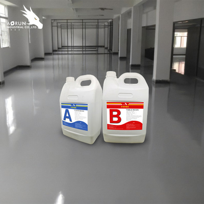 Το Odorless υγρό γυαλί χύνει βαθιά στο εποξικό χρώμα πατωμάτων την τρισδιάστατη αυτοκόλλητη ετικέττα πατωμάτων εποξική ρητίνη πατωμάτων