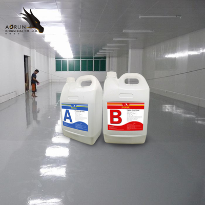 Το Odorless υγρό γυαλί χύνει βαθιά στο εποξικό χρώμα πατωμάτων την τρισδιάστατη αυτοκόλλητη ετικέττα πατωμάτων εποξική ρητίνη πατωμάτων