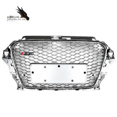 Υλικά κάγκελα αυτοκινήτων ABS για Audi A3 8V RS3 υψηλό - κάγκελα πλαισίων ποιοτικών μπροστινά προφυλακτήρων αυτοκίνητα μαύρα