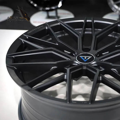 Ματ μαύρες 18x8 PCD5x114.3 κατασκευής της Κίνας ρόδες επιβατικών αυτοκινήτων ροδών πλαισίων κραμάτων Felgen &amp; ρόδες ροδών
