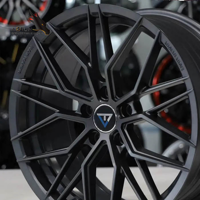 Ματ μαύρες 18x8 PCD5x114.3 κατασκευής της Κίνας ρόδες επιβατικών αυτοκινήτων ροδών πλαισίων κραμάτων Felgen &amp; ρόδες ροδών