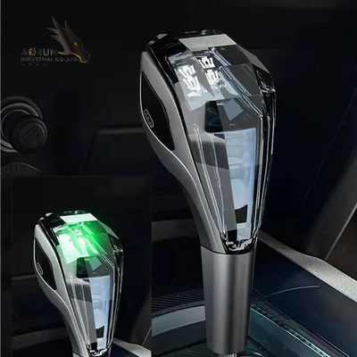 Η αυτόματη εσωτερική αφή Luminous Pommeau de Levier de Vitesse de Voiture RGB κρυστάλλου εξαρτημάτων οδήγησε το εξόγκωμα εργαλείων αυτοκινήτων μετατόπισης